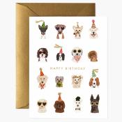 Carte anniversaire Rifle Paper Co - Party Pups Birthday