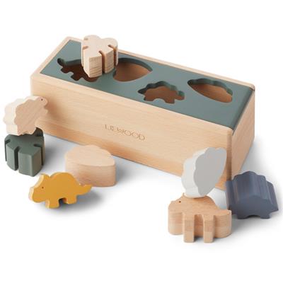 Boîte à formes Dinosaures puzzle en bois Midas - dino mix