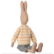 Lapin maileg Rabbit pantalon et pull rayé - Taille 5 (mega)
