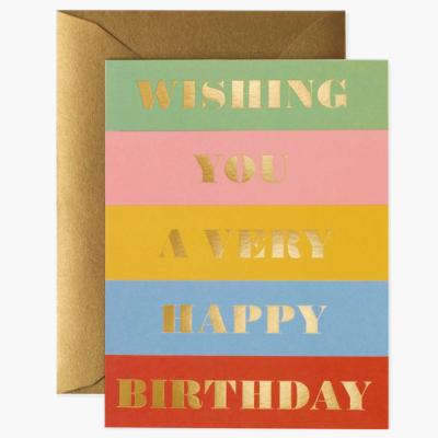 Carte anniversaire Rifle Paper Co - Birthday wishes