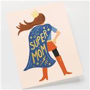 Carte fête des mères - Super Maman