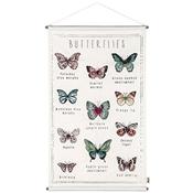 Poster d'école brodé - Papillons
