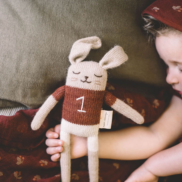 Jouet de poupée Animal en peluche Lapin fait à la main -  France
