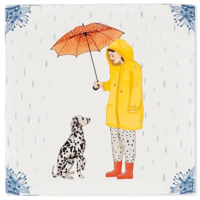Histoire illustrée céramique - It's raining dogs