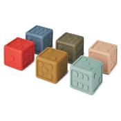 6 petits Cubes / Dés Gloria - Multi mix