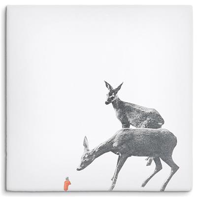 Histoire illustrée en céramique - Hello deer