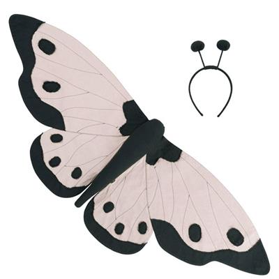 Ailes de papillon Lucy N74 et headband - poudre / powder S018