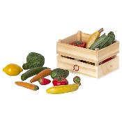 Caisse de Fruits et légumes miniatures maileg