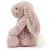 Peluche lapin Bashful LUXE jellycat taille M - Rosa