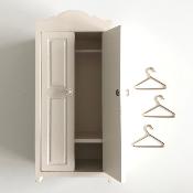 Petite armoire maileg vintage bois souris - blanc