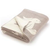 Couverture Lapin Bashful - beige