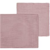 Tissu numero 74 Simple Gaze coton bio - rose fané / dusty pink S007
