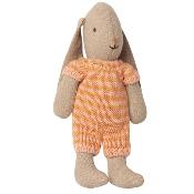 Lapin Bunny combinaison pyjama tricot melon / rose - Micro