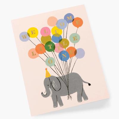 Carte naissance - Welcome Elephant
