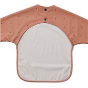 Bavoir Tablier manches longues Merle - Classic dots tuscany