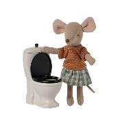 Toilette miniature pour souris maileg