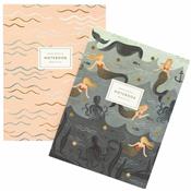 Set 2 Cahiers / Notebooks - Sirène vintage