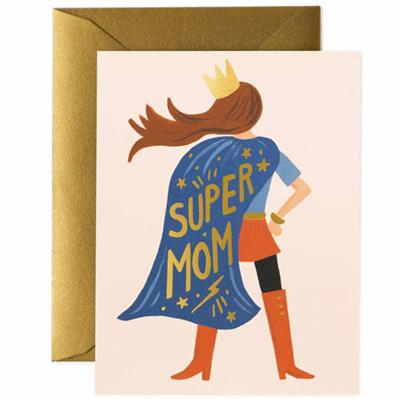 Carte fête des mères - Super Maman