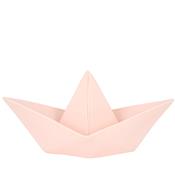 Lampe origami bateau - rose pastel