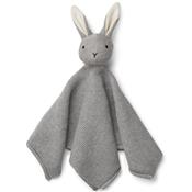 Doudou tricot Milo Lapin Rabbit - melange grey