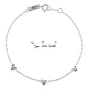 Bracelet Maman You are loved - argent