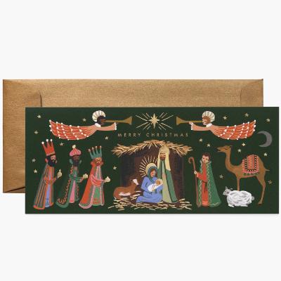 Large carte Noël - Nativity