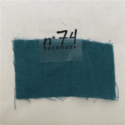 Tissu N74 Double gaze coton bio - bleu canard / teal blue S022