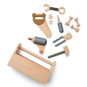 Caisse à outils en bois Luigi - Blue multi mix