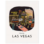 Affiche illustrée / Poster 2 tailles disponibles - Las Vegas