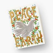 Carte de voeux Noël - Peace Dove