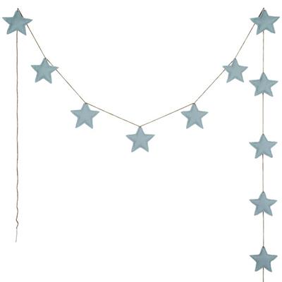 Guirlande étoiles numero 74 - sweet blue S046