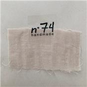 Tissu N74 Double gaze coton bio - poudre / powder S018