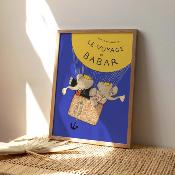 Affiche Poster BABAR - Le voyage de Babar