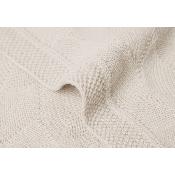 Couverture de berceau tricot bio Shell Knit Jollein - beige Nougat