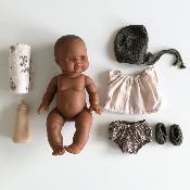 Coffret Poupée fille / Baby Doll - Khaki Roses