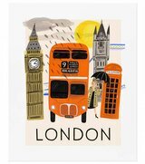 Affiche Voyage  Londres RIFLE PAPER CO