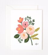 Carte Pivoine rose RIFLE PAPER CO