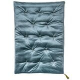 Futon Velours - bleu gris NUMERO 74