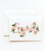 Carte Flicitations - Florale RIFLE PAPER CO
