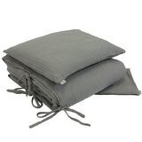 Parure de lit unie - gris clair NUMERO 74
