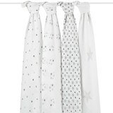 4 maxi-langes toiles grises ADEN + ANAIS