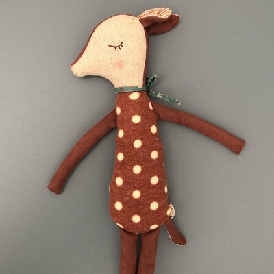 Bambi Pois - MAILEG Bambi Biche Doudou naissance Peluche Enfant Poupée Bambi MAILEG