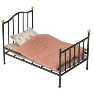 Petit lit vintage noir - Mouse Rabbit Micro MAILEG