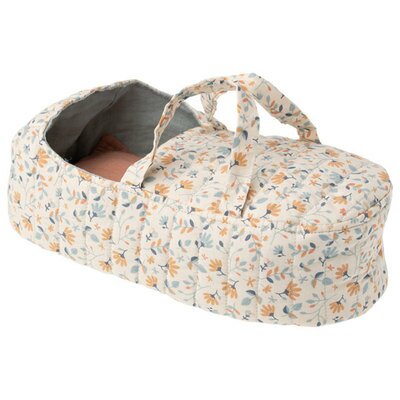 Petit couffin matelassé - fleuri crème MAILEG