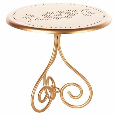 Table romantique vintage or MAILEG l www.little-home.fr Mobilier et Accessoires Lapins Poupées Maileg