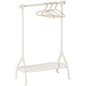 Portant et cintres blanc MAILEG l www.little-home.fr Vêtements Accessoires Maison Poupées Best friends