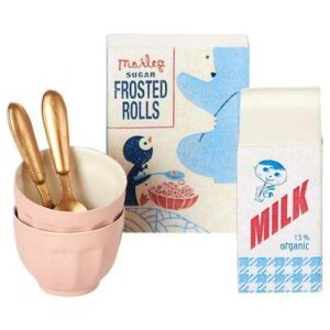 Set petit déjeuner pour 2 MAILEG l www.little-home.fr Accessoires Maison de Poupée bunny rabbit lapins