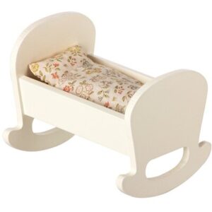 Berceau Bois peint naturel bébé lapin souris MAILEG l www.little-home.fr Mobilier Maison Poupées Maileg