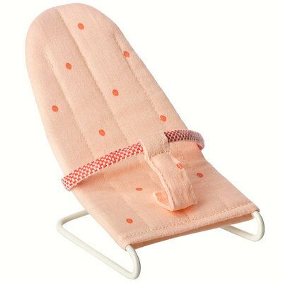 Transat fleuri pois rose lapin Micro MAILEG l www.little-home.fr Mobiler Accessoire Lapins Poupées Maile