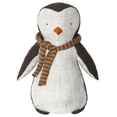 Pingouin écharpe rayée MAILEG l www.little-home.fr Peluche enfant bébé